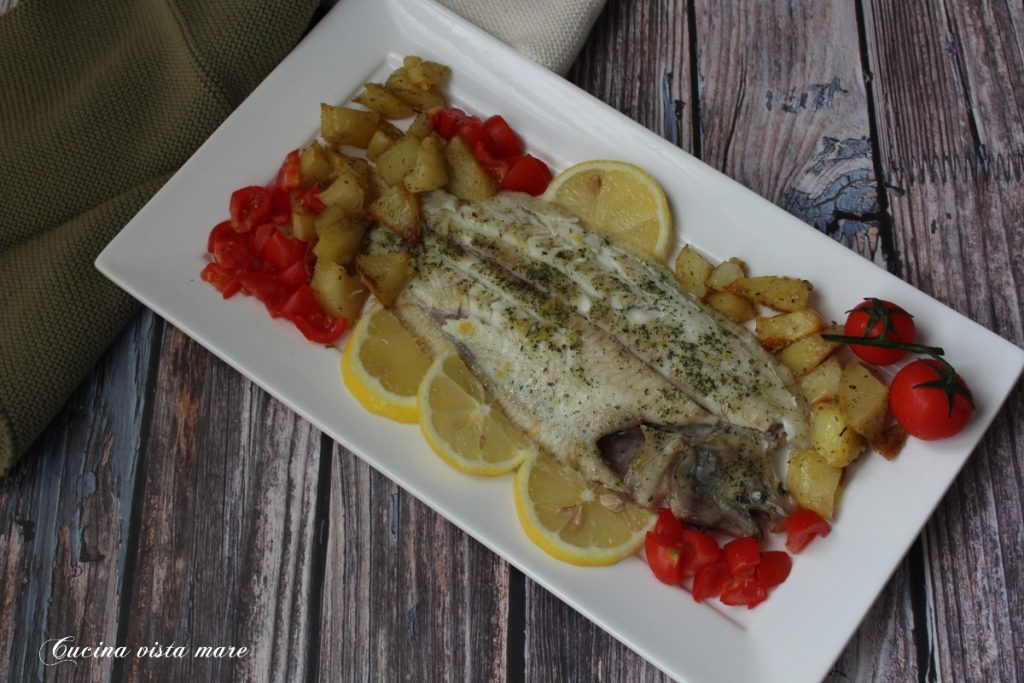 Sole au four Cuisine vue sur mer