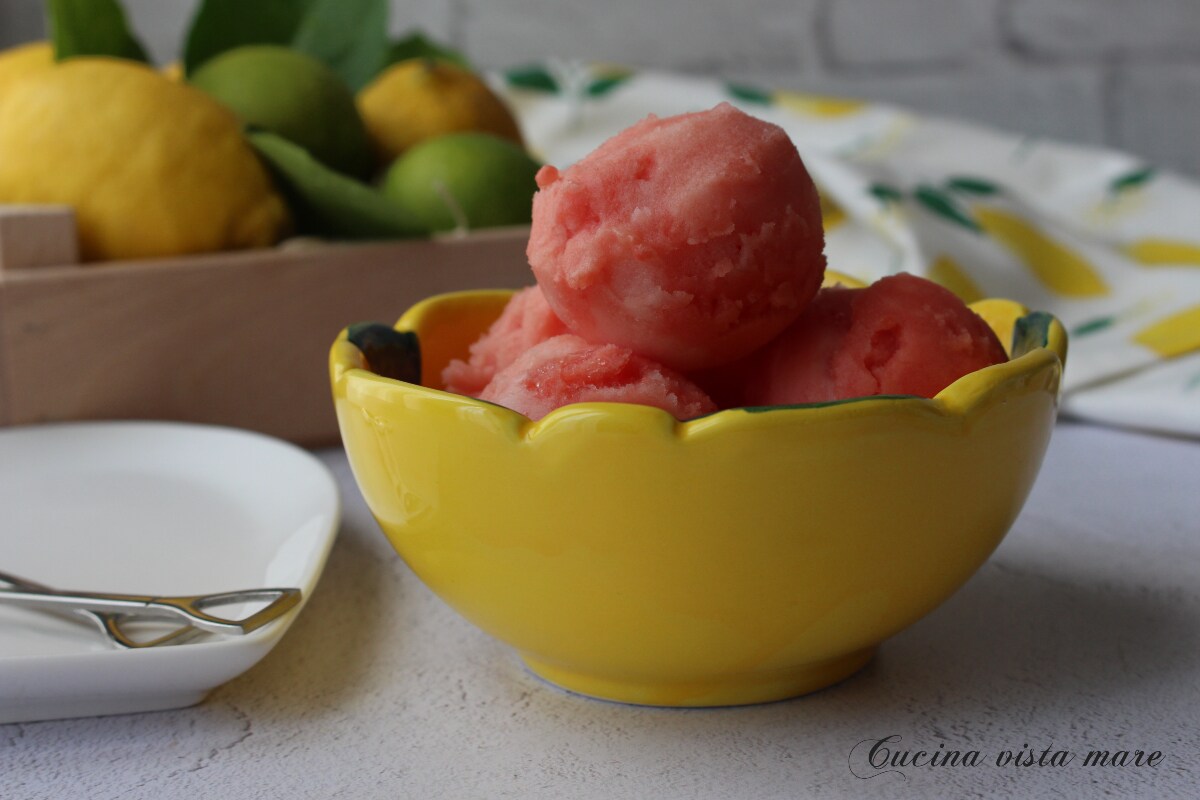 Sorbet à la pastèque