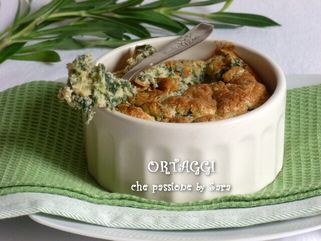 Soufflé avec carletti ou herbes sauvages Ortaggi che passione by Sara