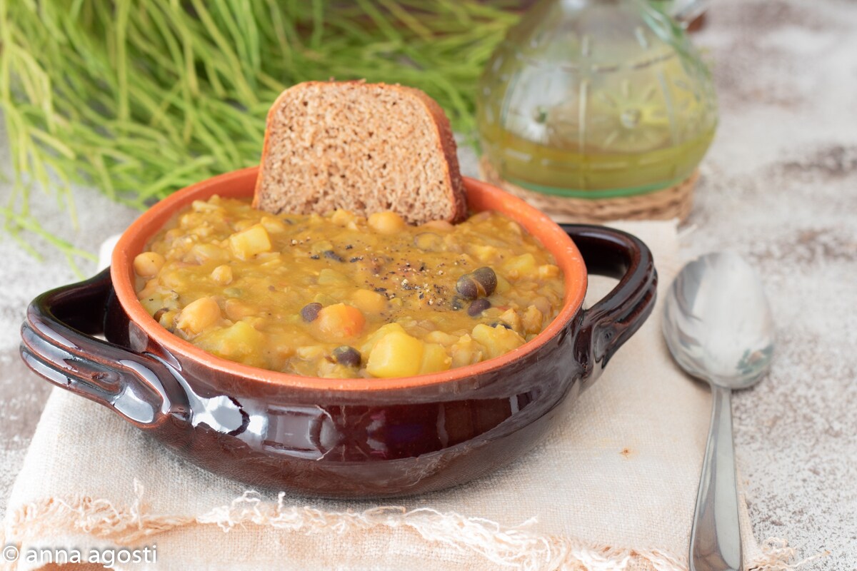 Soupe de Légumes et céréales à la florentine
