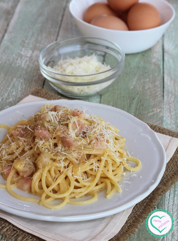 Spaghetti à la carbonara