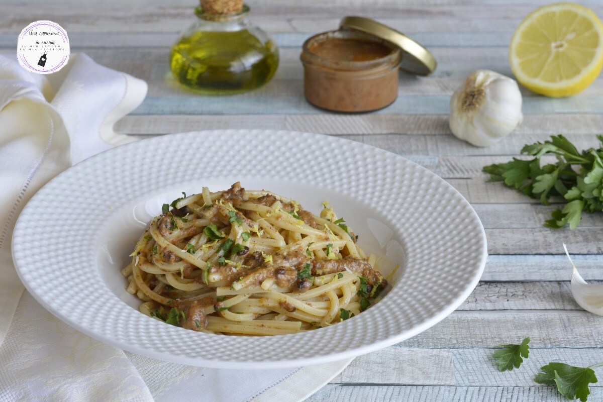 Spaghetti à la chair d’oursin