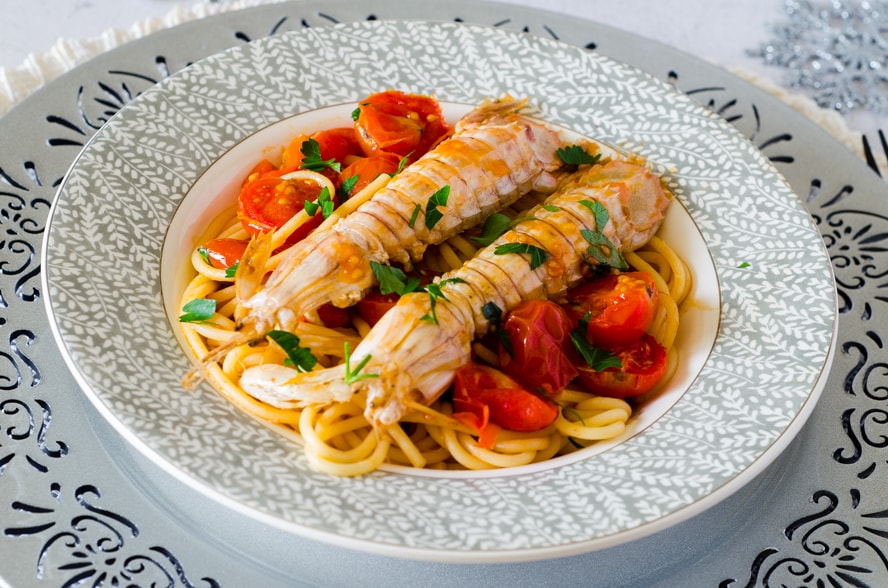 Pâtes aux cigales de mer (ou canocchies) : recette rapide et savoureuse !