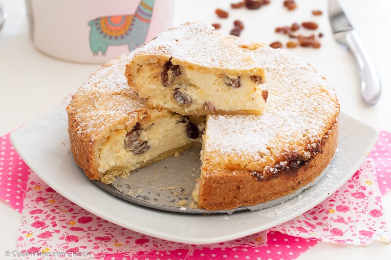 TARTE CŒUR DE RICOTTA ET RAISINS SECS encore plus gourmande