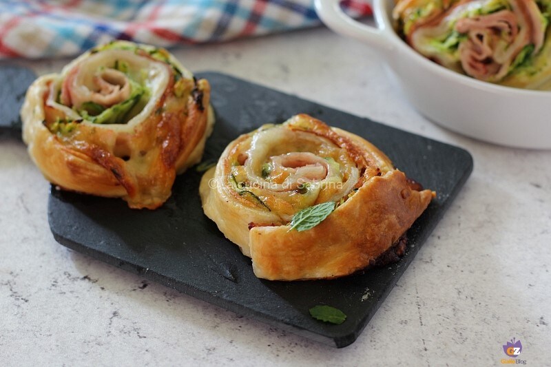 Tourbillons rustiques de courgettes