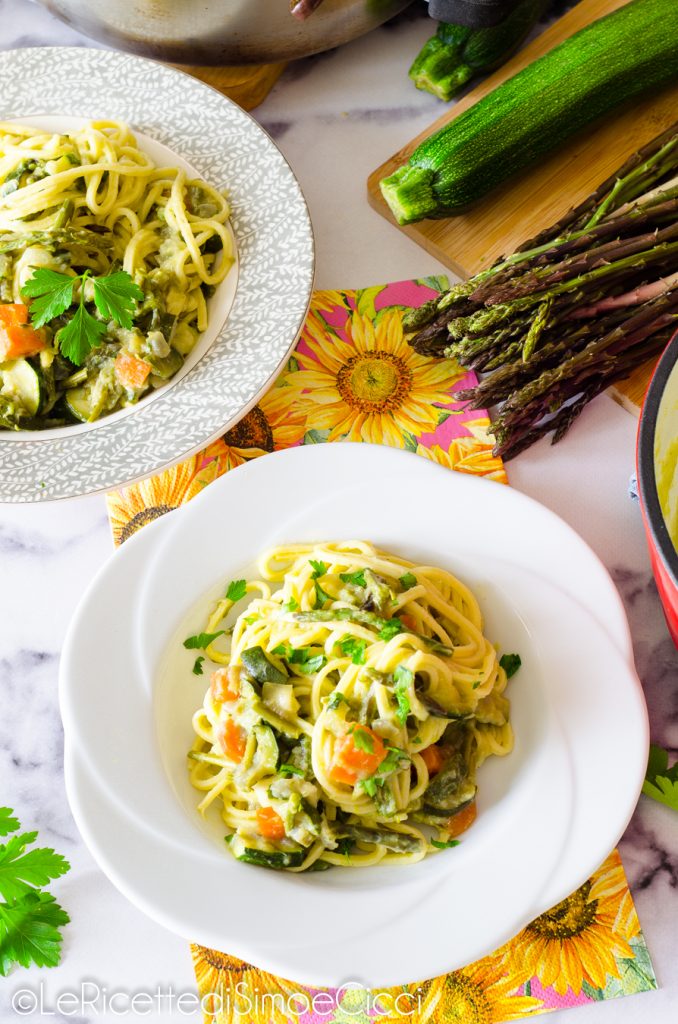 Tagliolini aux légumes