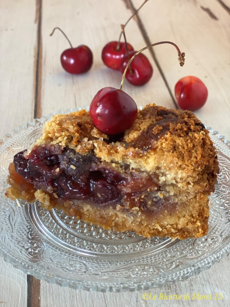 Tarte à la cerise crémeuse
