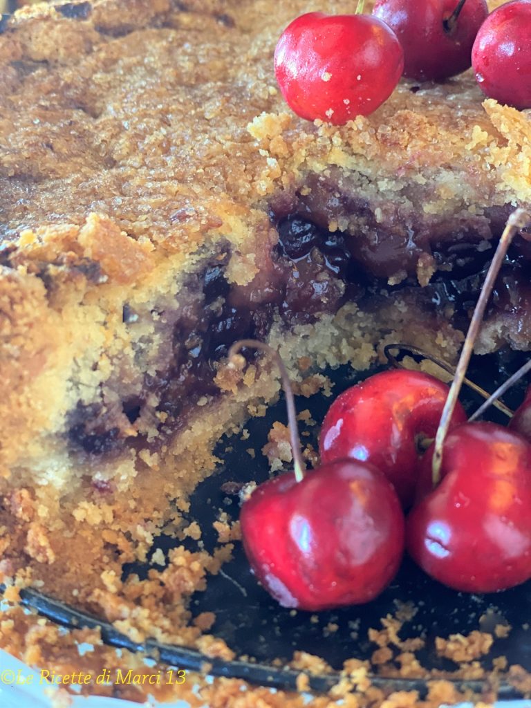 Tarte à la cerise crémeuse