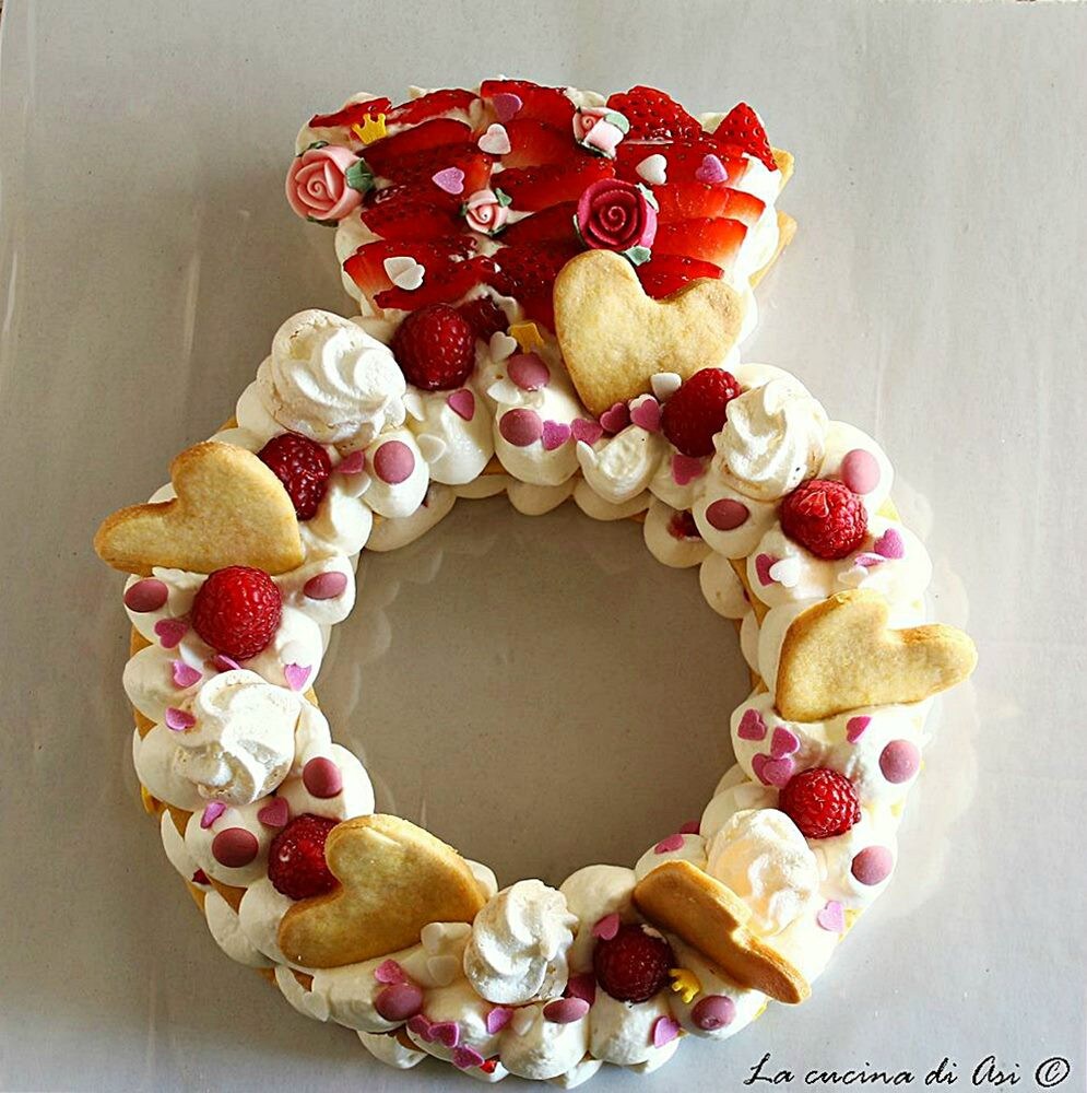 Tarte à la crème de la Saint-Valentin