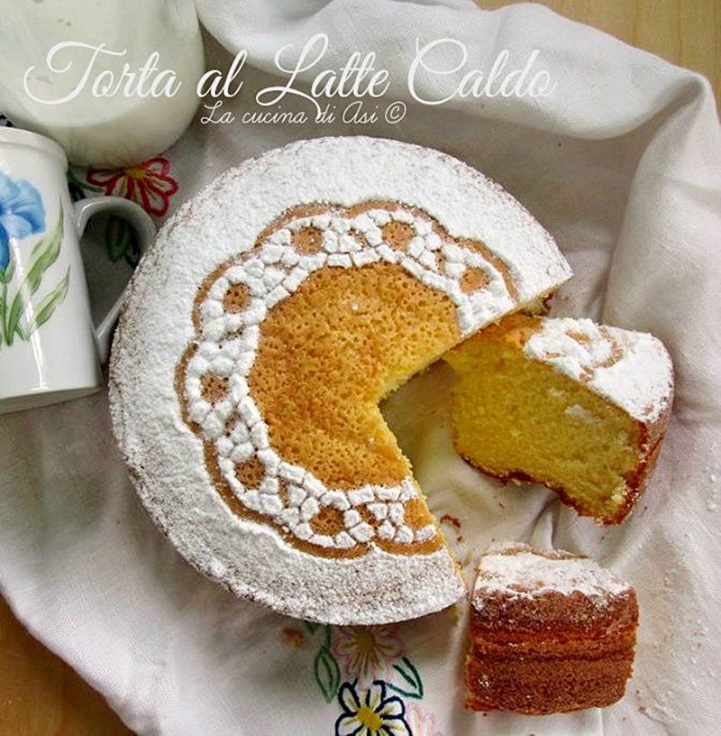 Tarte au lait chaud