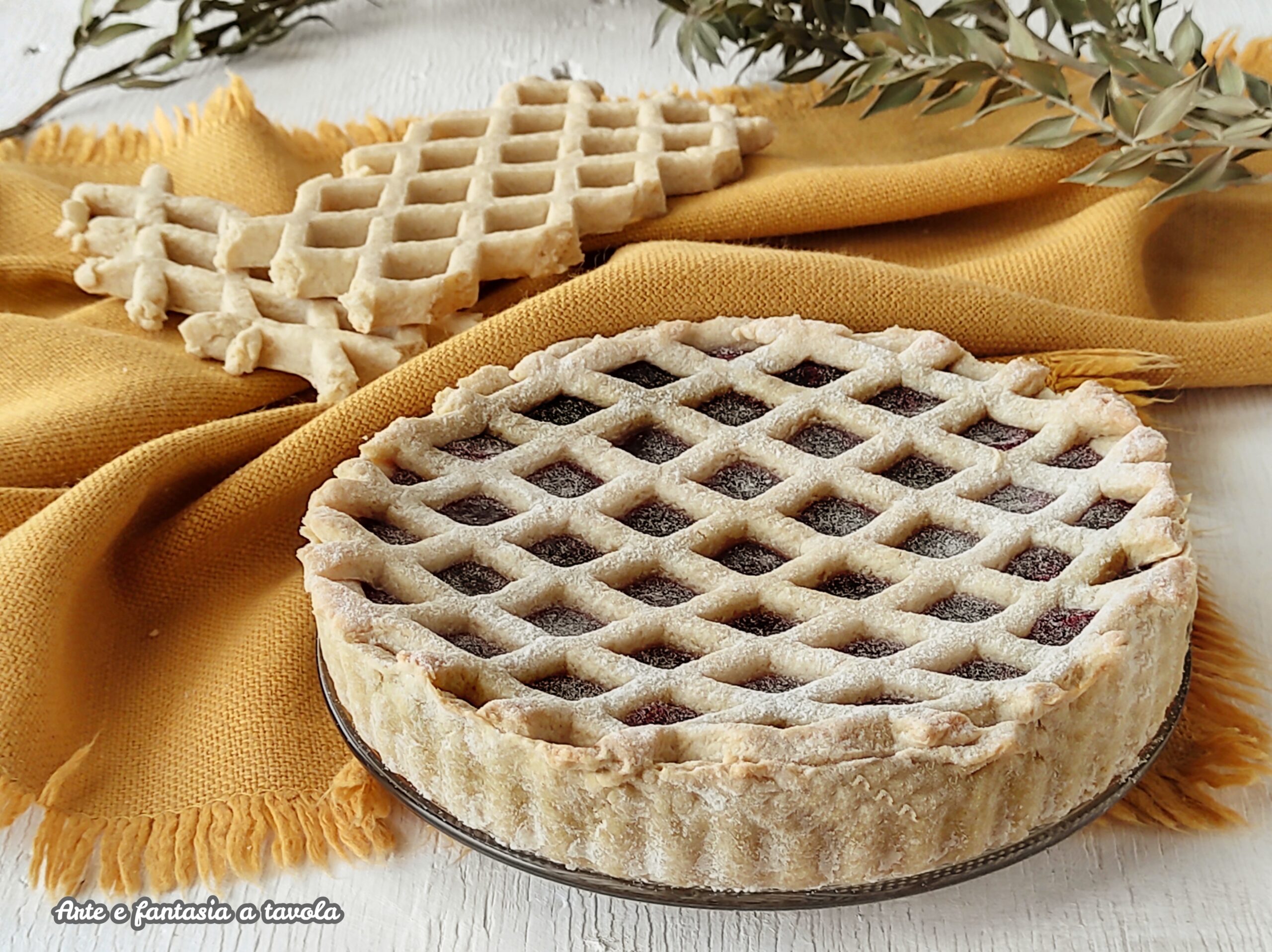Tarte avec utilisation de la grille