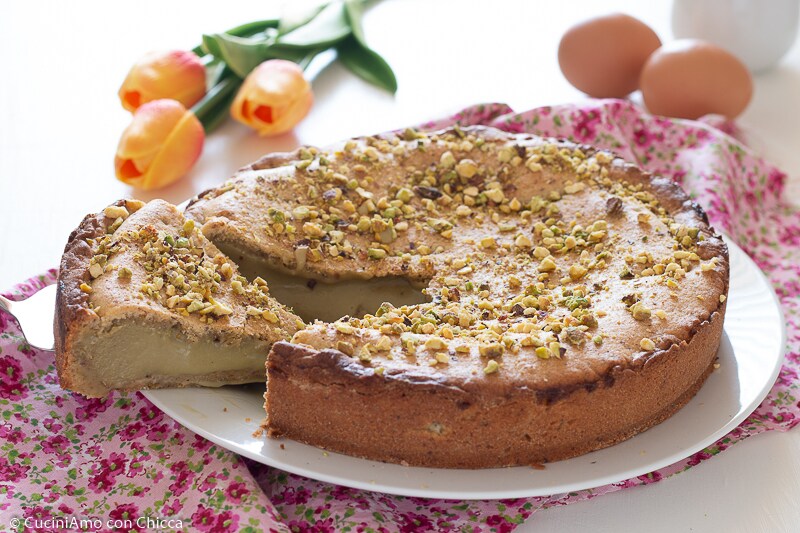 Tarte de grand-mère à la pistache