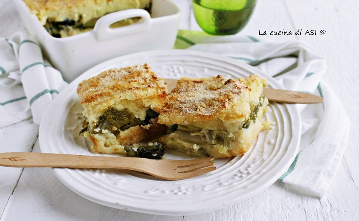 TARTE DE POMMES DE TERRE ET SCAROLE