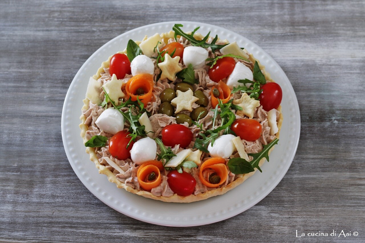 Tarte froide à la mousse de thon