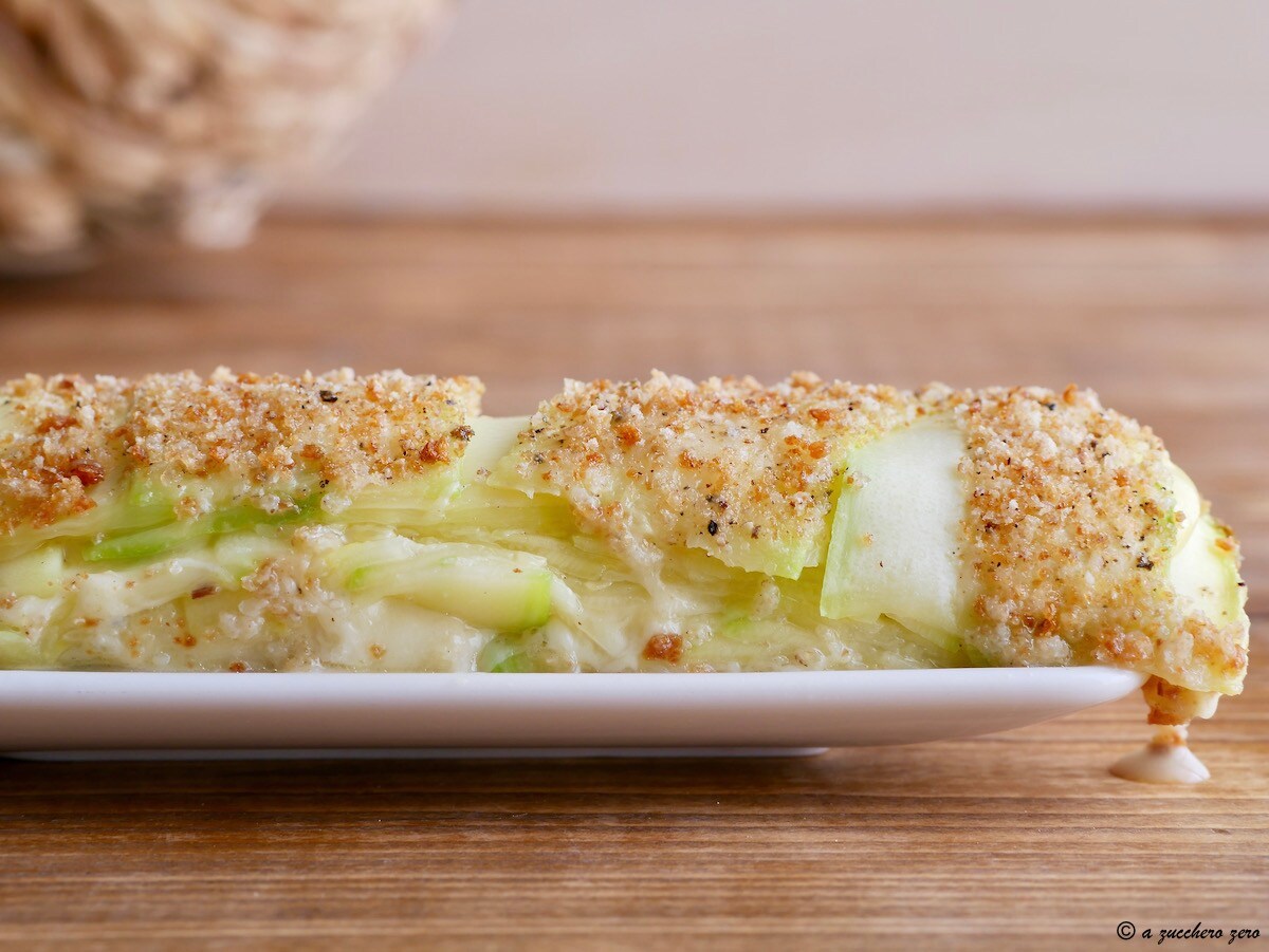 Tarte légère aux courgettes au four