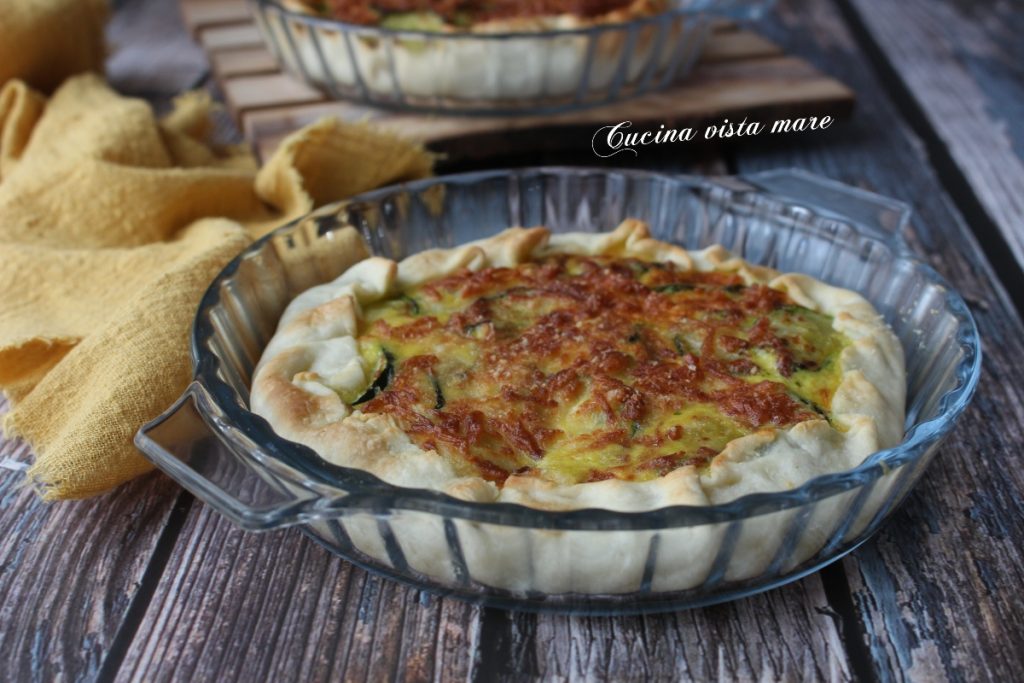 Tarte salée en friteuse à air Cuisine vue mer