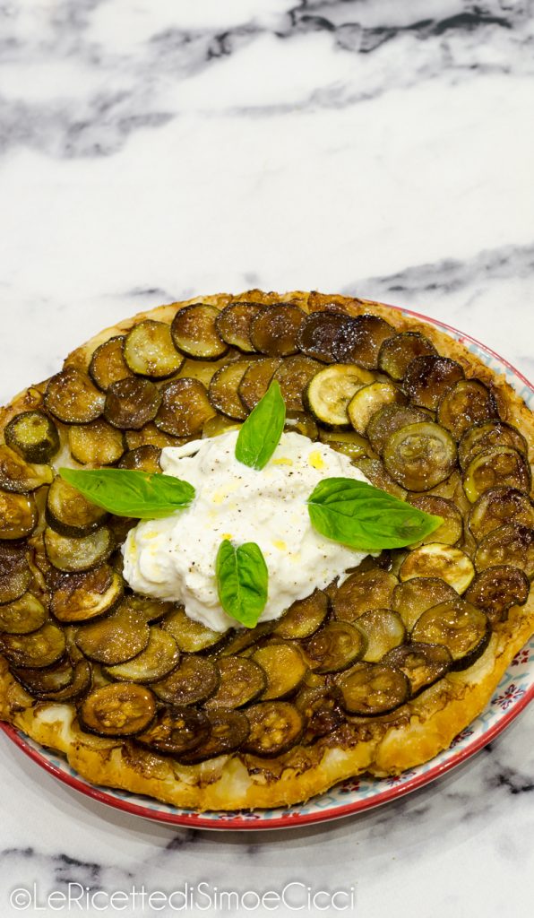 Tarte tatin de courgettes