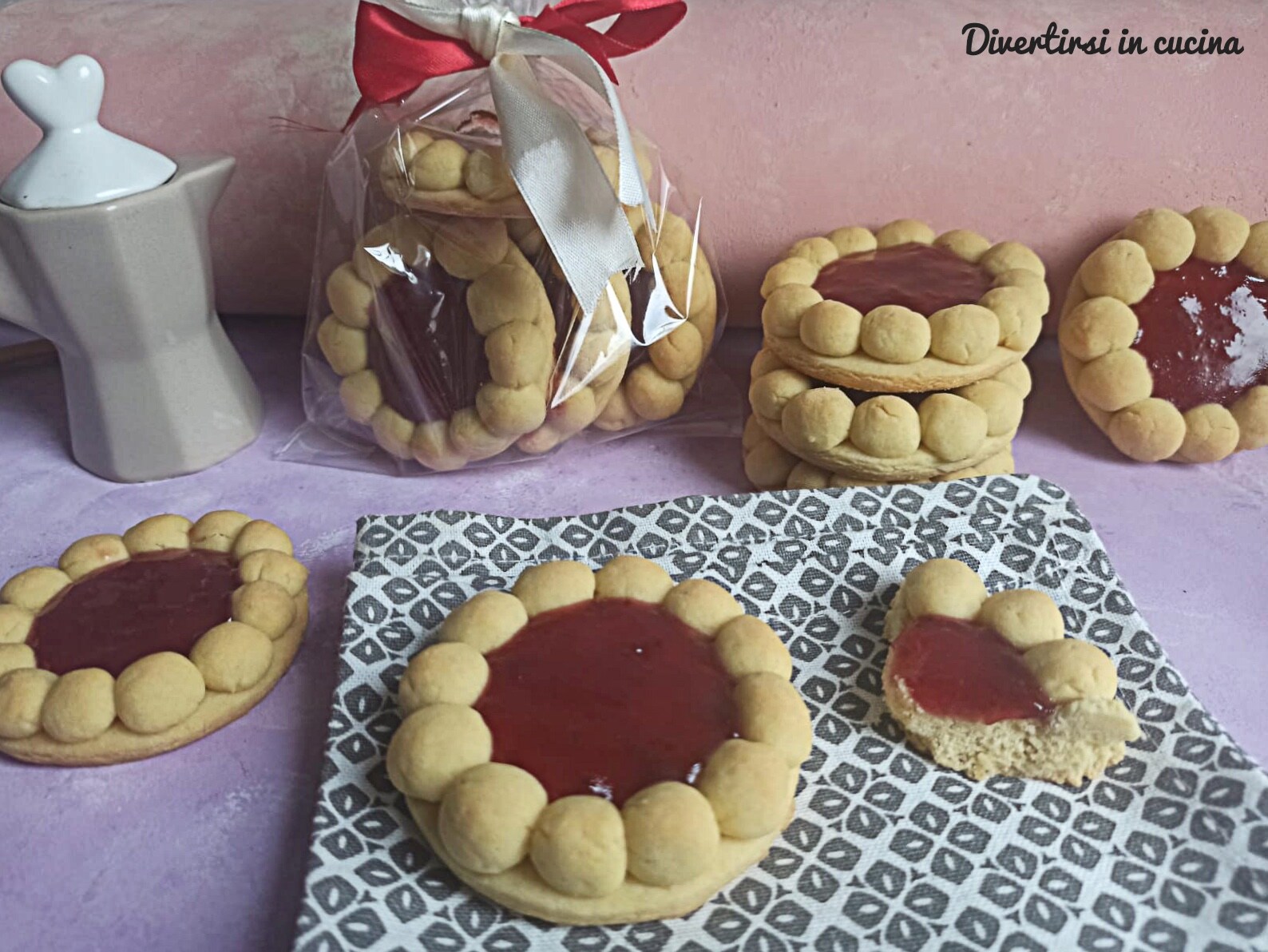 Tartelettes en forme de fleur