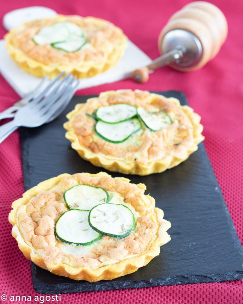 Tartelettes salées aux légumes entrée simple