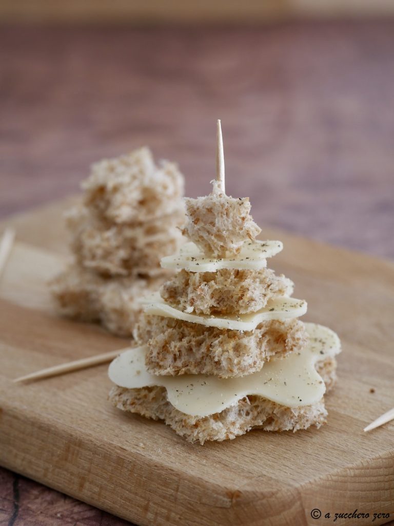 Tartines avec pain de mie complet