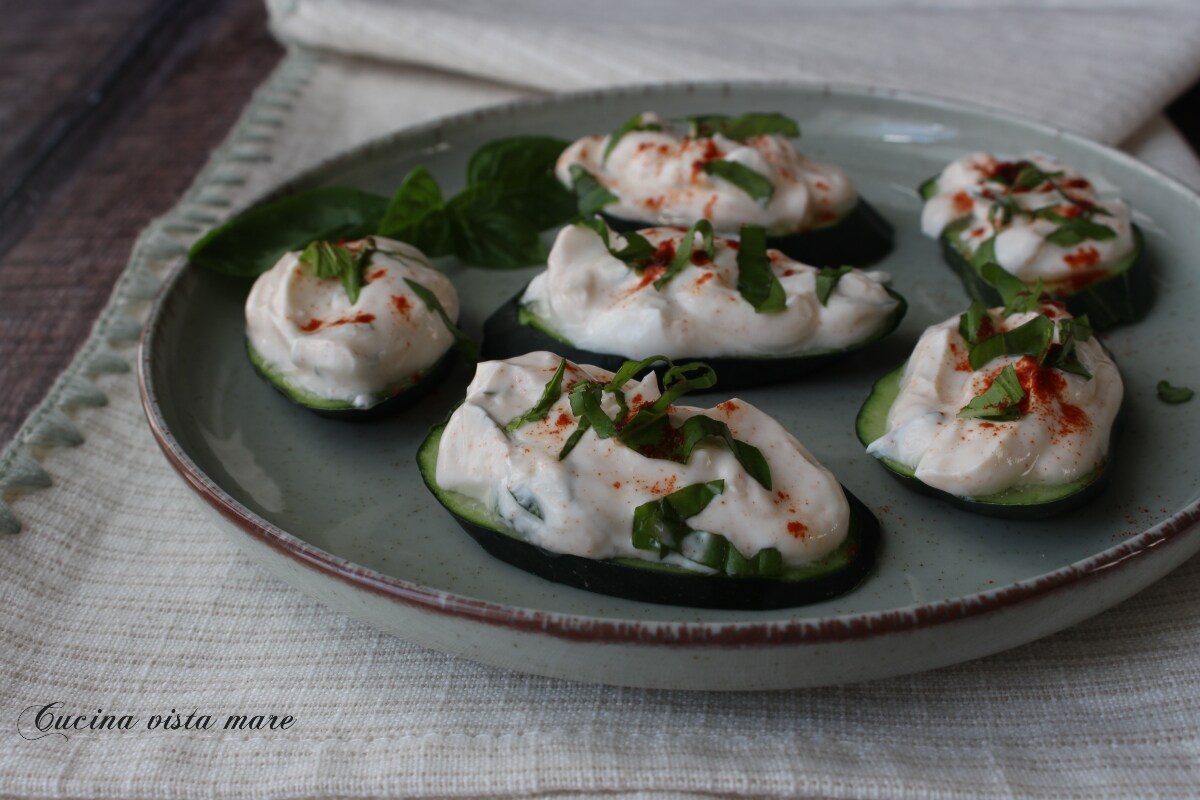 Tartines de concombre
