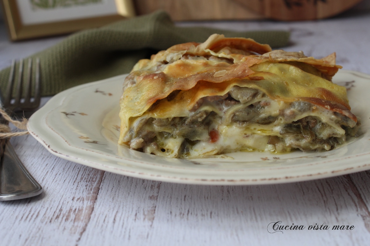 Timballo aux artichauts