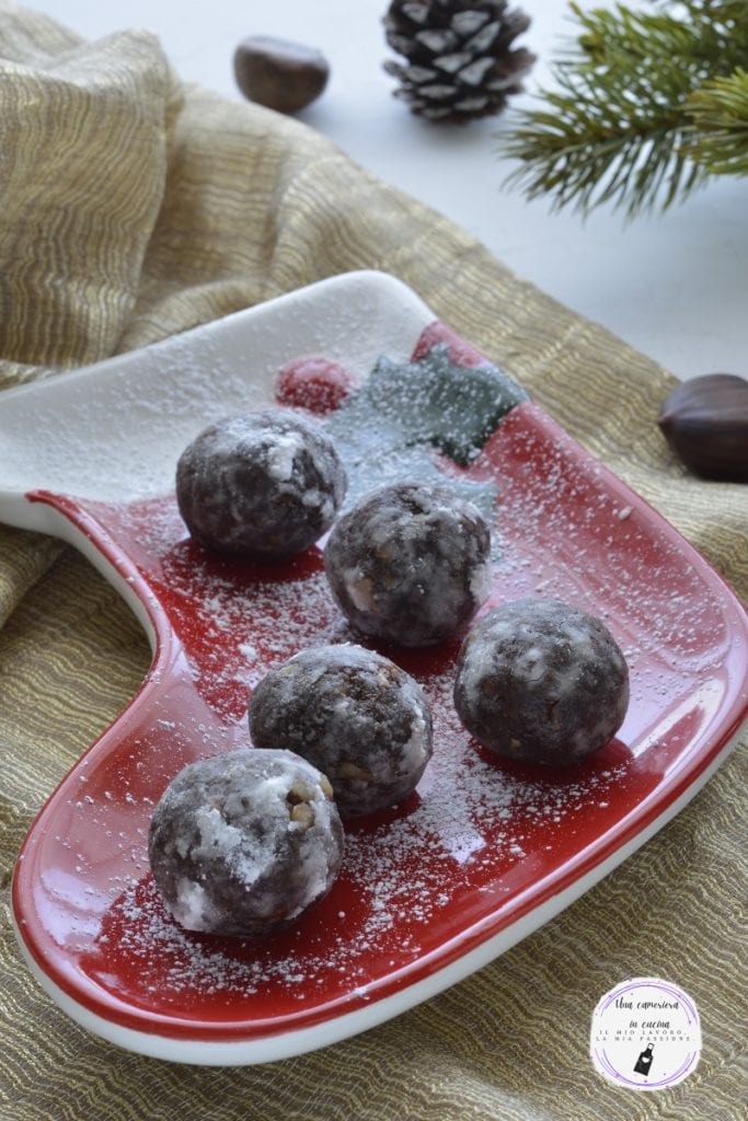 truffes de châtaignes