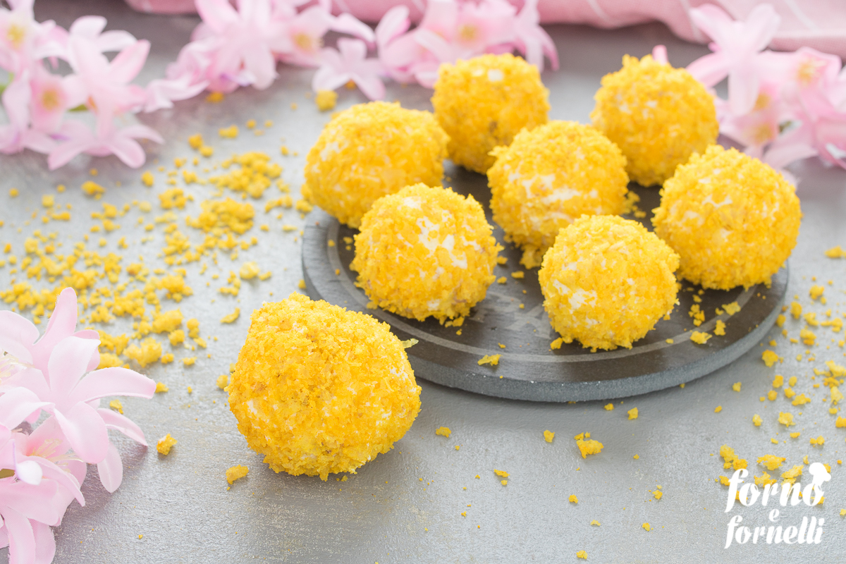 Truffes mimosa salées