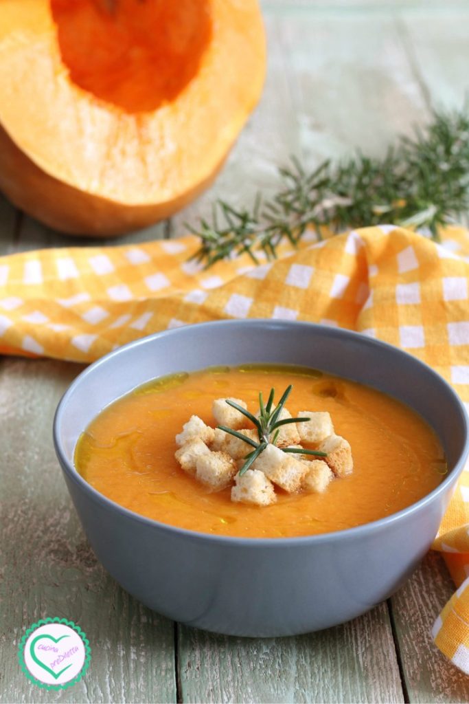 Velouté de potiron au lait