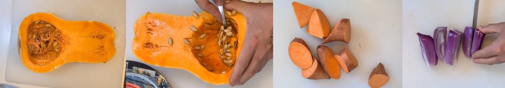 Velouté de potiron et patates douces