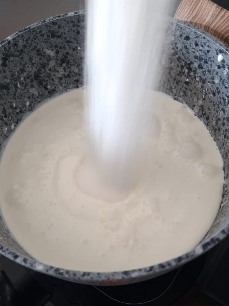 panna cotta au caramel