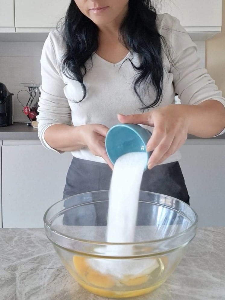 Gâteau à la ricotta et à la confiture