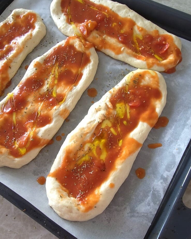 Pizzettes rouges