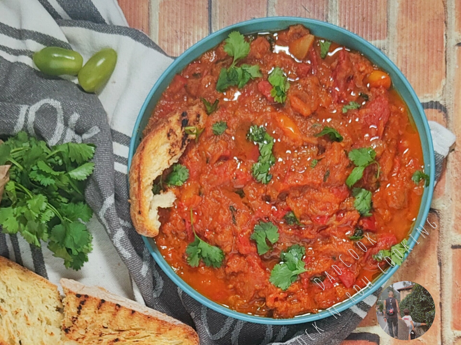 Zaalouk Marocain (purée d’aubergines et tomates cerises)