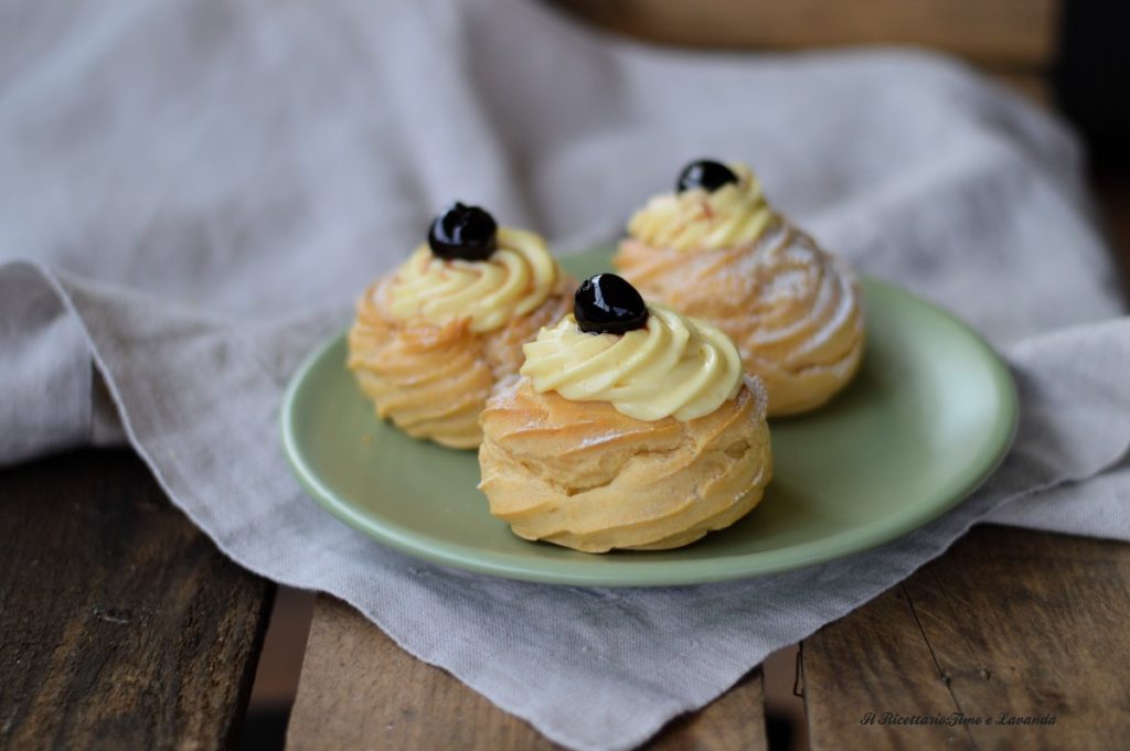 Zeppole sans gluten au four
