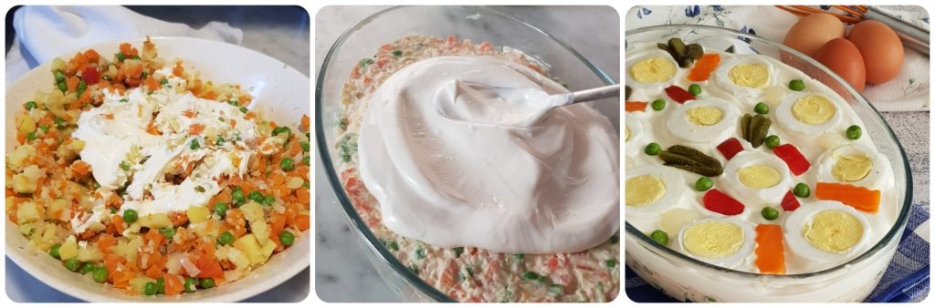 salade russe faite maison