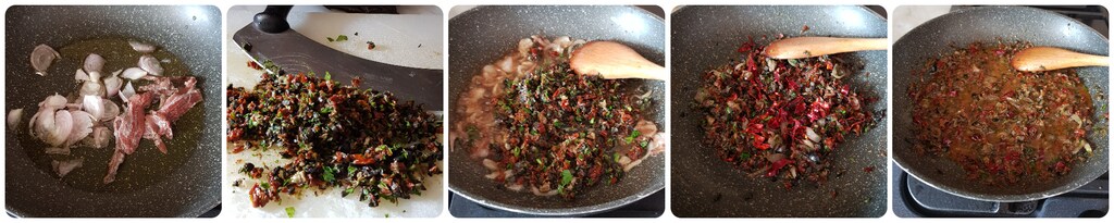 spaghetti savoureux avec poivron crusco