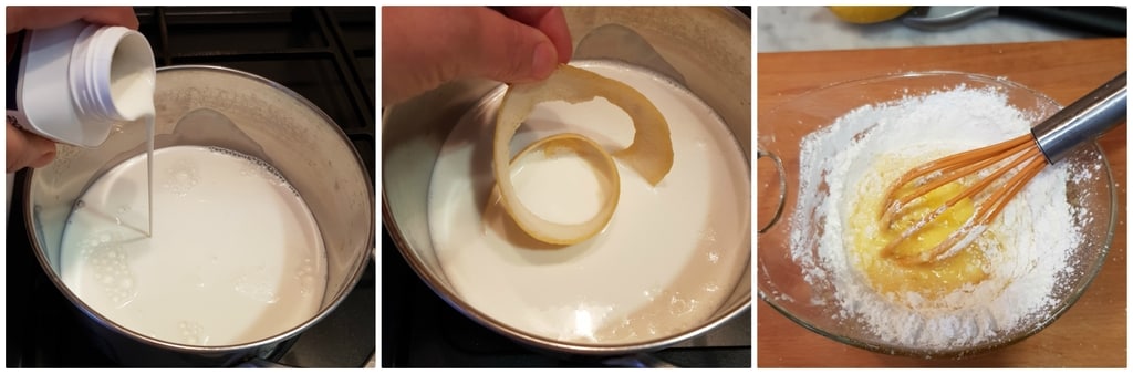 petits cannoli avec crème au citron