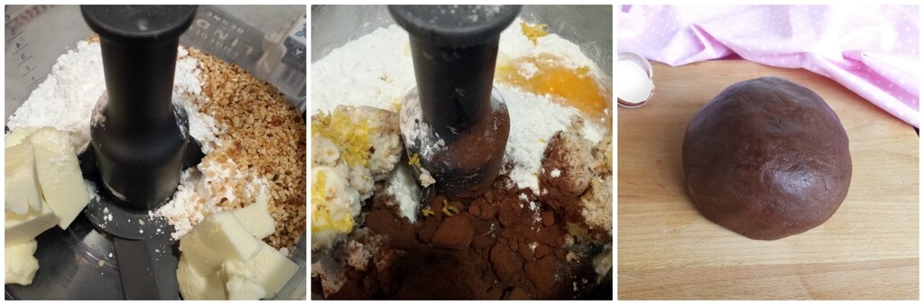 biscuits deux pâtes avec chocolat