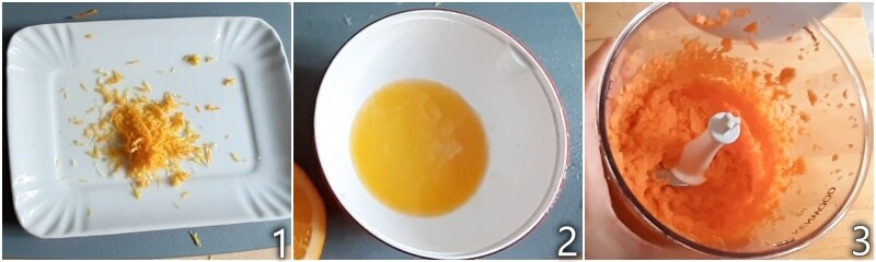 a. râper les carottes pour le gâteau ace