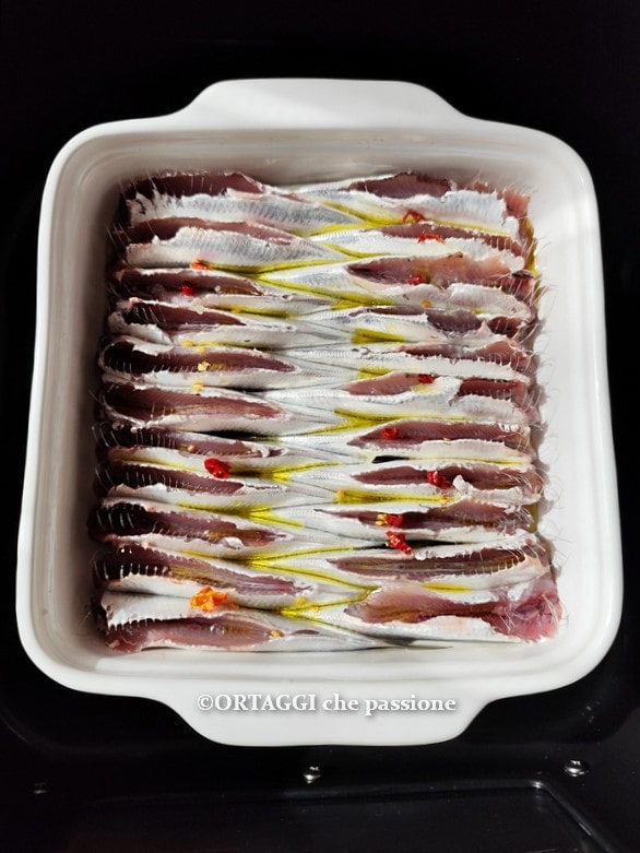 assaisonner les sardines à la friteuse à air