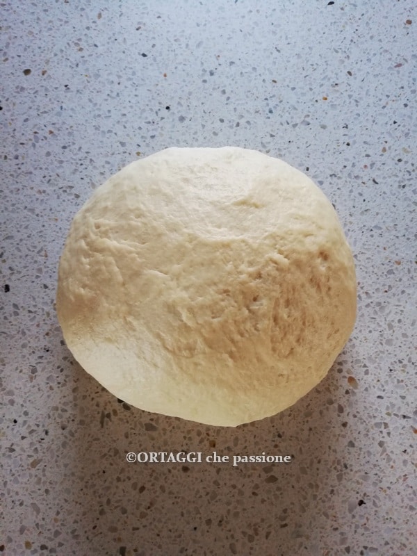 rendre homogène pâte focaccias au mascarpone