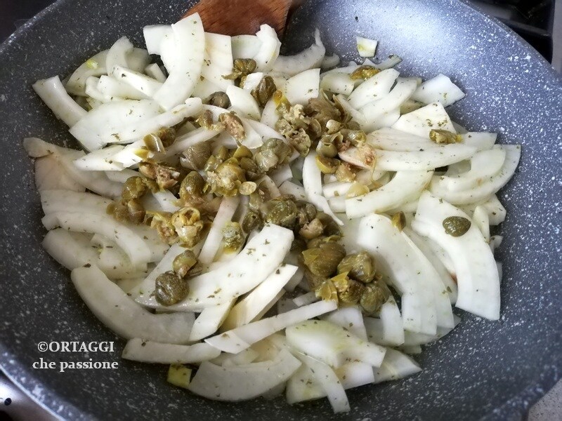 fenouils à la poêle avec câpres