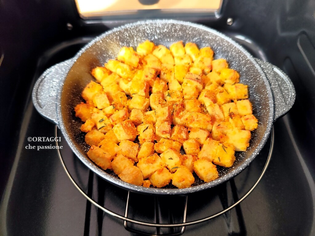 Tofu croustillant à la friteuse à air