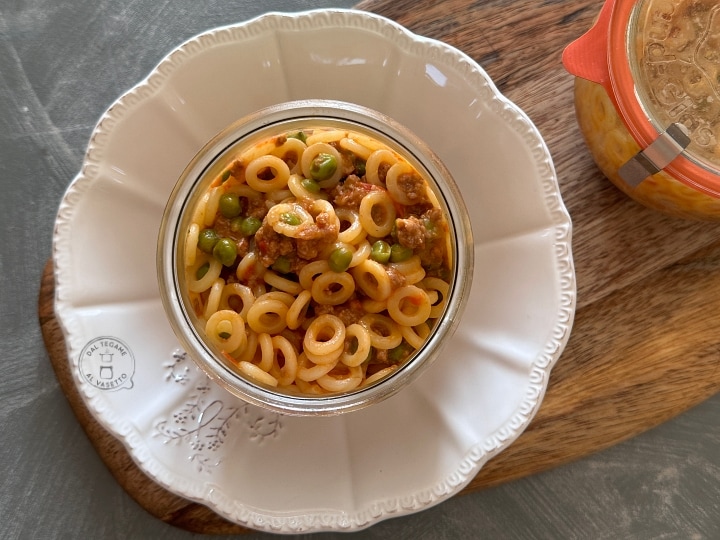 Anelletti en cuisson sous vide à la sicilienne