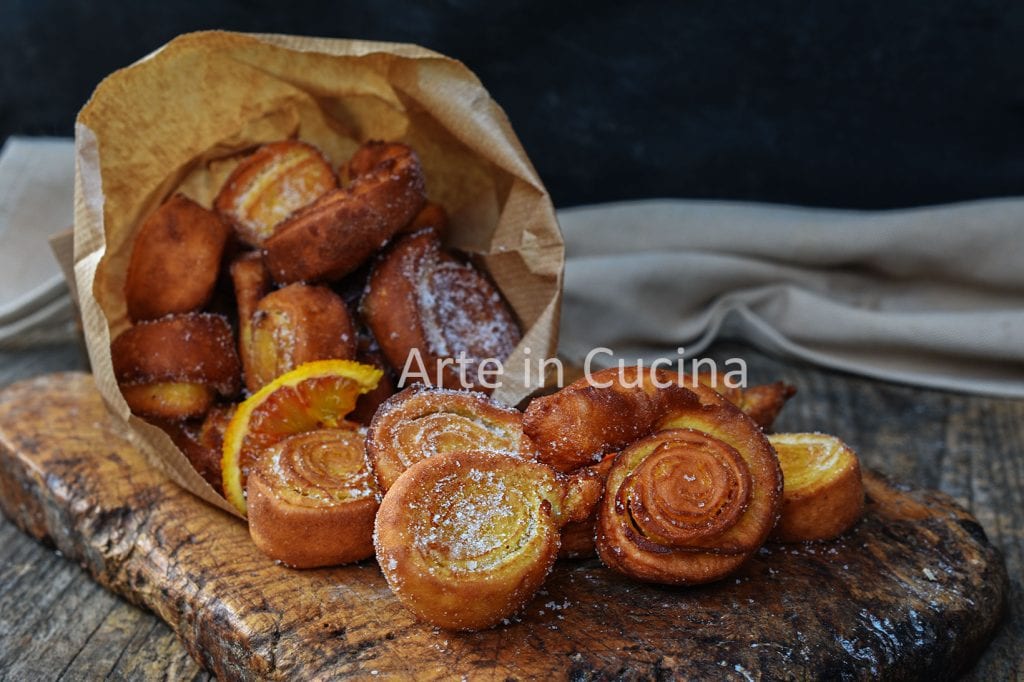 Arancini marchigiani sucrés de Carnaval