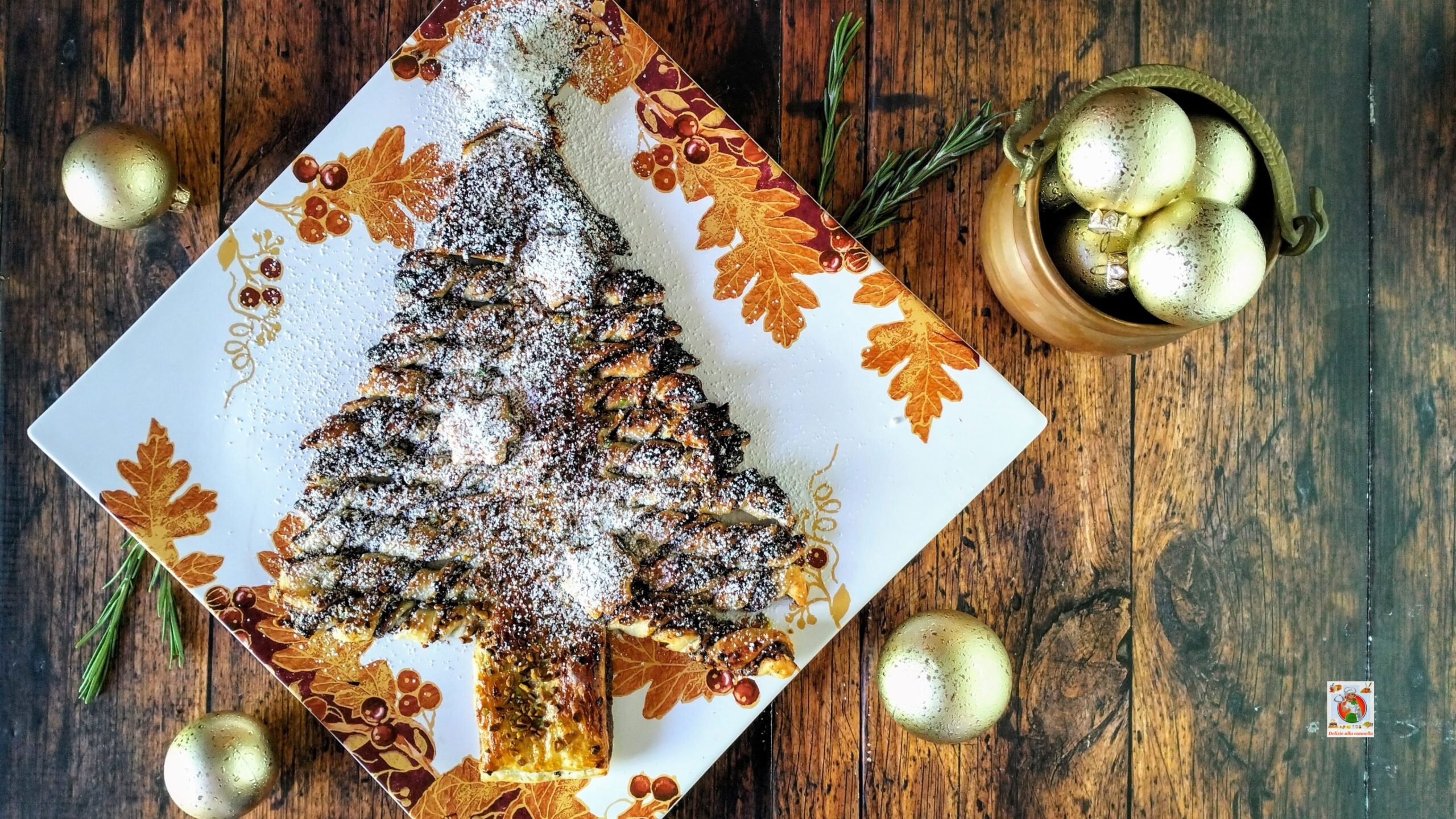Arbre feuilleté au chocolat et pistache : le dessert spectaculaire parfait pour Noël