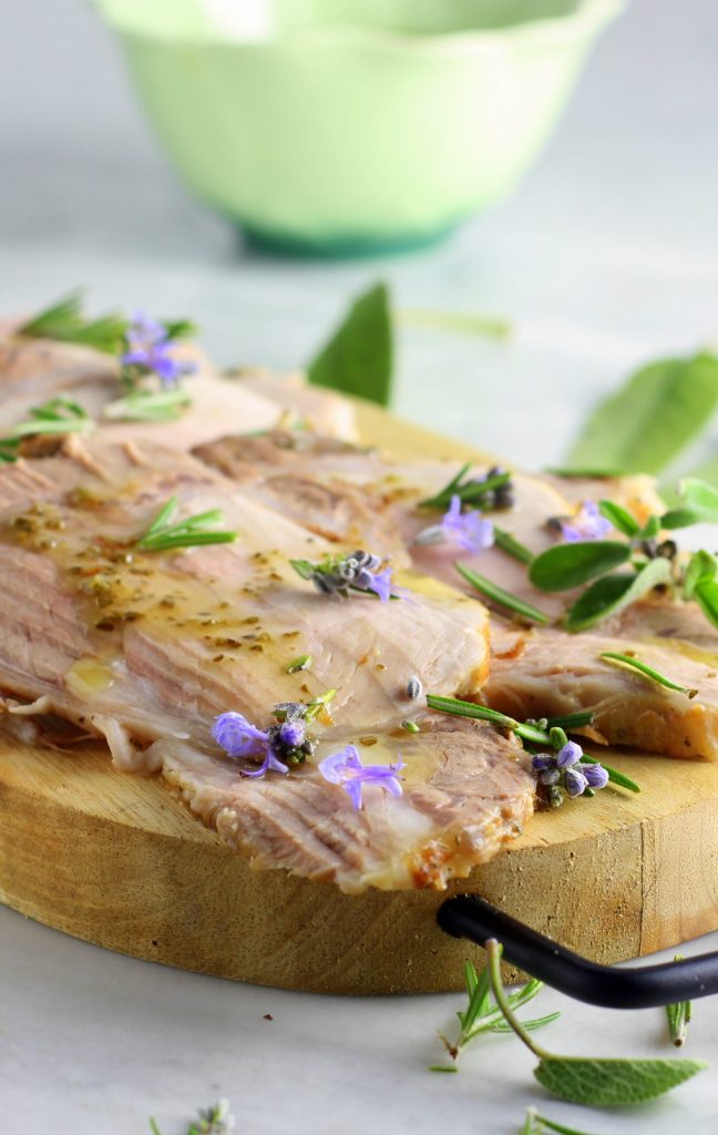 Rôti de porc au vin en cocotte-minute