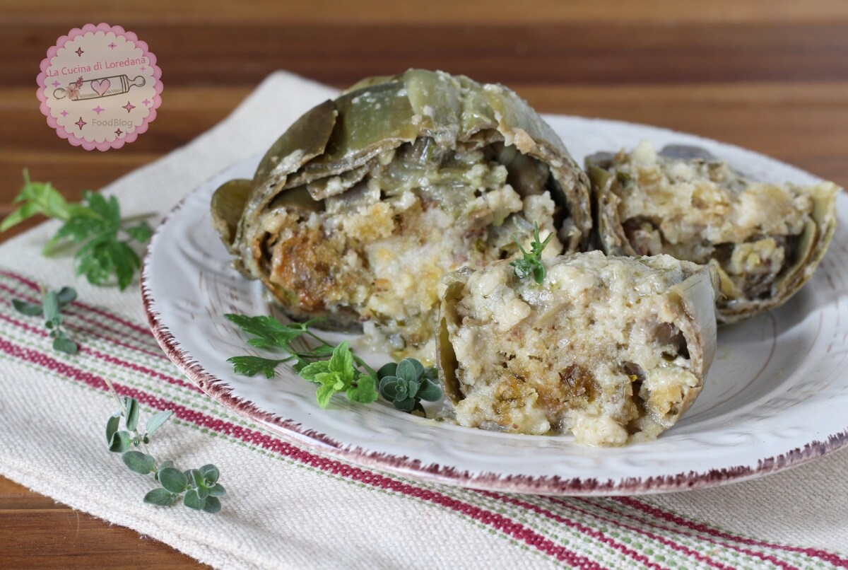 ARTICHAUTS FARCIS À LA ROMAINE la recette la plus savoureuse avec des artichauts