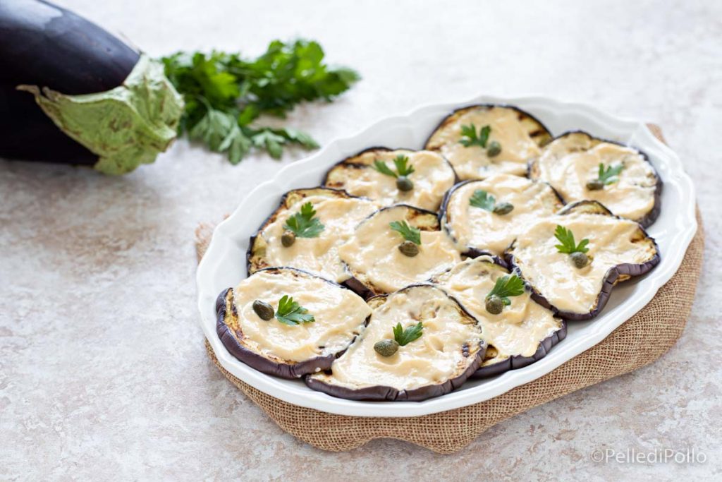 aubergines avec sauce au thon